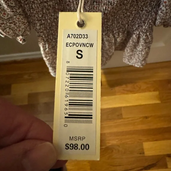 🤎 Smocked Fitted Floral Blouse - Picture 8 of 10